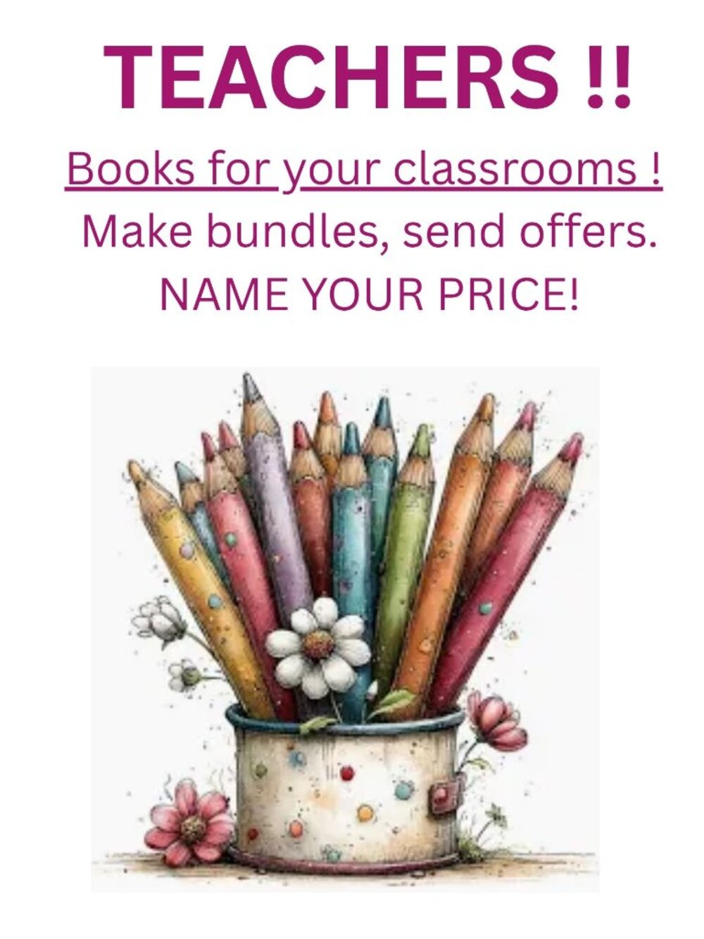 Special offer for TEACHERS - Name  your price